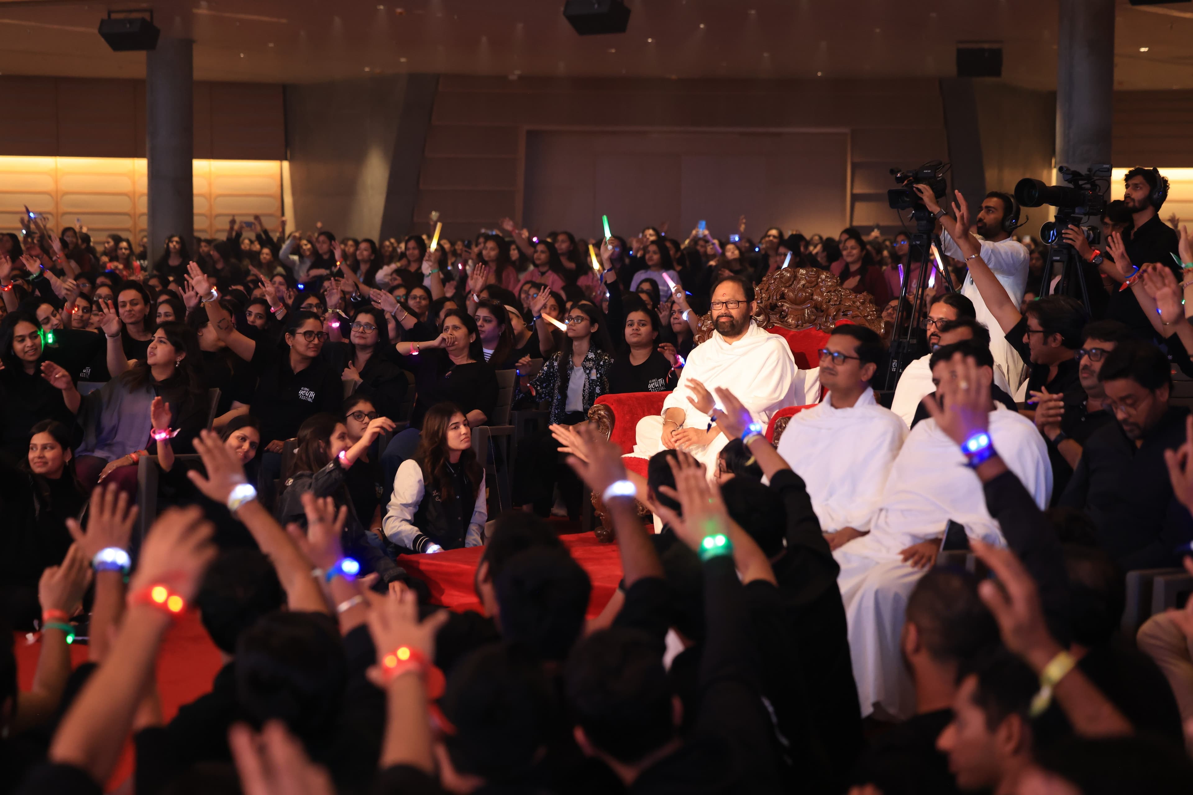 Young people gathered at Global Youth Festival