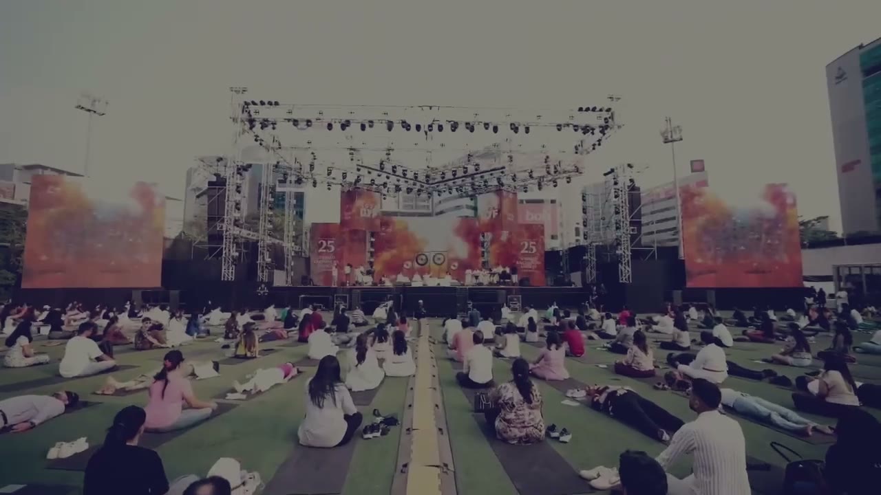 The crowd at Global Youth Festival